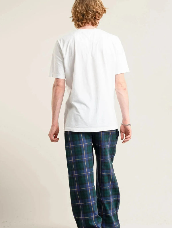 KOMODO JIM JAM Mens Organic Cotton Pyjama Bottoms - Black Watch