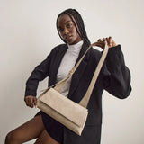 Immaculate Vegan - SKYLA SOFIA Vegan Baguette Shoulder Bag - Sand