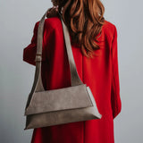 Immaculate Vegan - SKYLA SOFIA Vegan Baguette Shoulder Bag - Sand