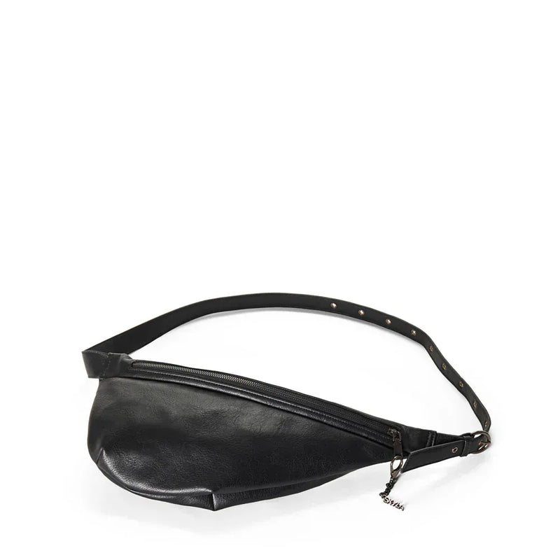 SKYLA EVE Vegan Crossbody Belt Bag - Black