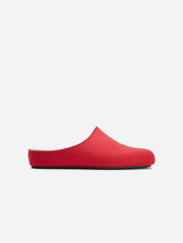 V.GAN Date Women's Vegan Mule Slippers | Red