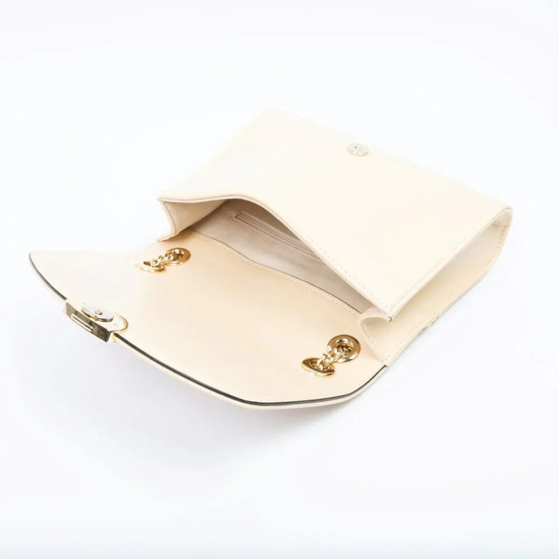 ASHOKA Paris Bamboo Leather Mini Paname Vegan Shoulder Bag | Cream