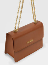 Immaculate Vegan - Lost Woods Willow Chain Bag in Tan & Gold