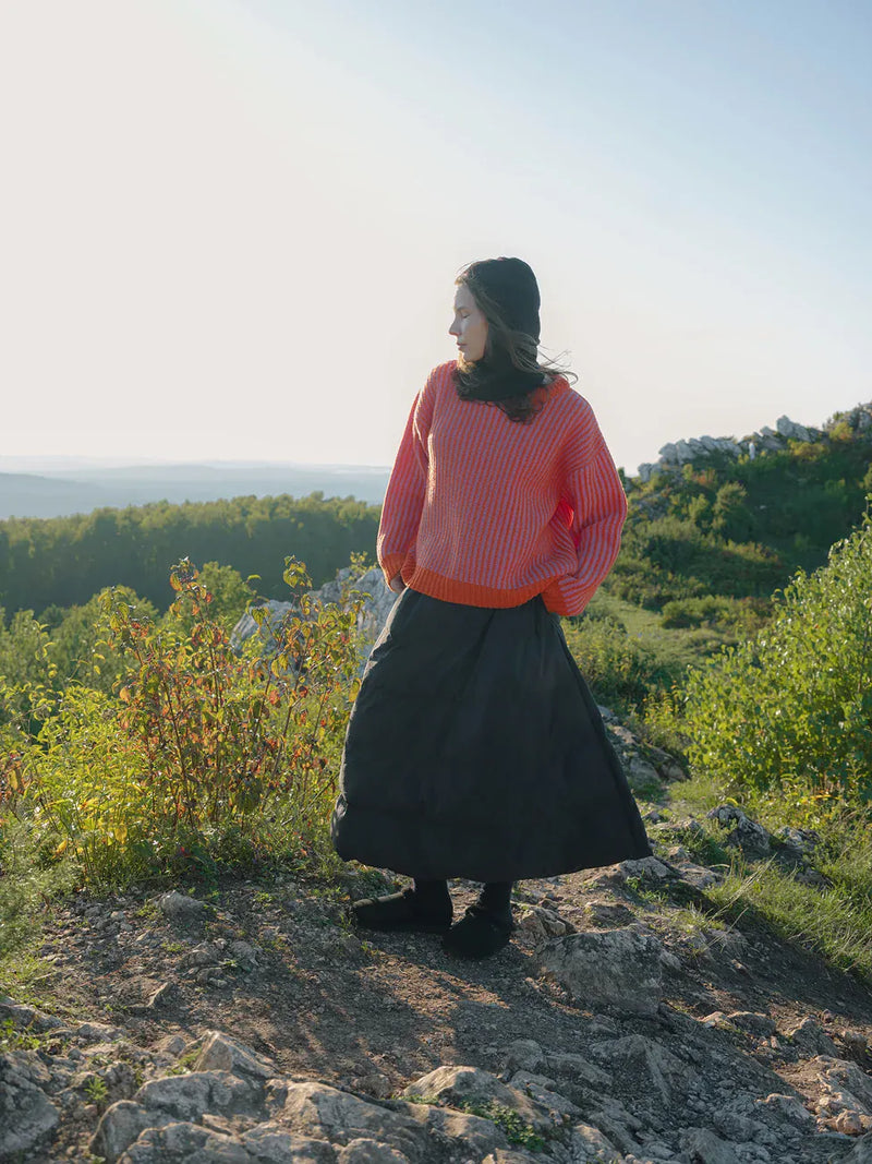 New Orchard Winter Vegan Skirt Navy