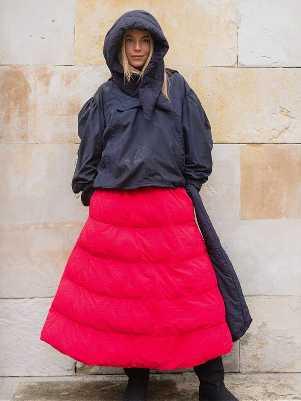 New Orchard Winter Vegan Skirt | Red