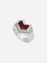 Immaculate Vegan - No More Nobody DARYL RING <br> Sterling Silver - Red Tiger Eye