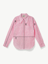 Immaculate Vegan - No More Nobody RENE SHARP COLLAR SHIRT <br> Organic Linen Red