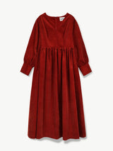 Immaculate Vegan - No More Nobody MICHELLE MAXI DRESS <br> Corduroy Rust