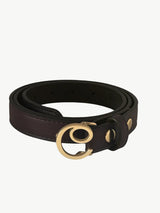 Immaculate Vegan - No More Nobody DIANE BELT <br> Grape Leather - Brown