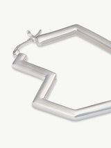 Immaculate Vegan - No More Nobody DARYL HOOPS <br> Recycled Sterling Silver one size