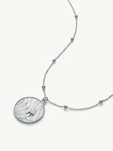 Immaculate Vegan - No More Nobody DAY MEDALLION NECKLACE <br> Recycled Sterling Silver One size