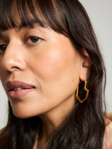 Immaculate Vegan - No More Nobody DARYL HOOPS <br> 18k Gold Plated one size