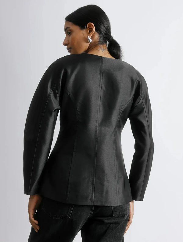 Albaray Cocoon Sleeve Taffeta Jacket
