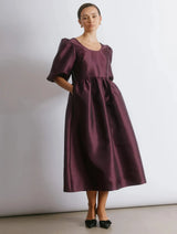 Immaculate Vegan - Albaray Volume Sleeve Taffeta Dress