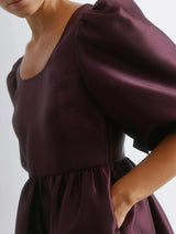 Immaculate Vegan - Albaray Volume Sleeve Taffeta Dress