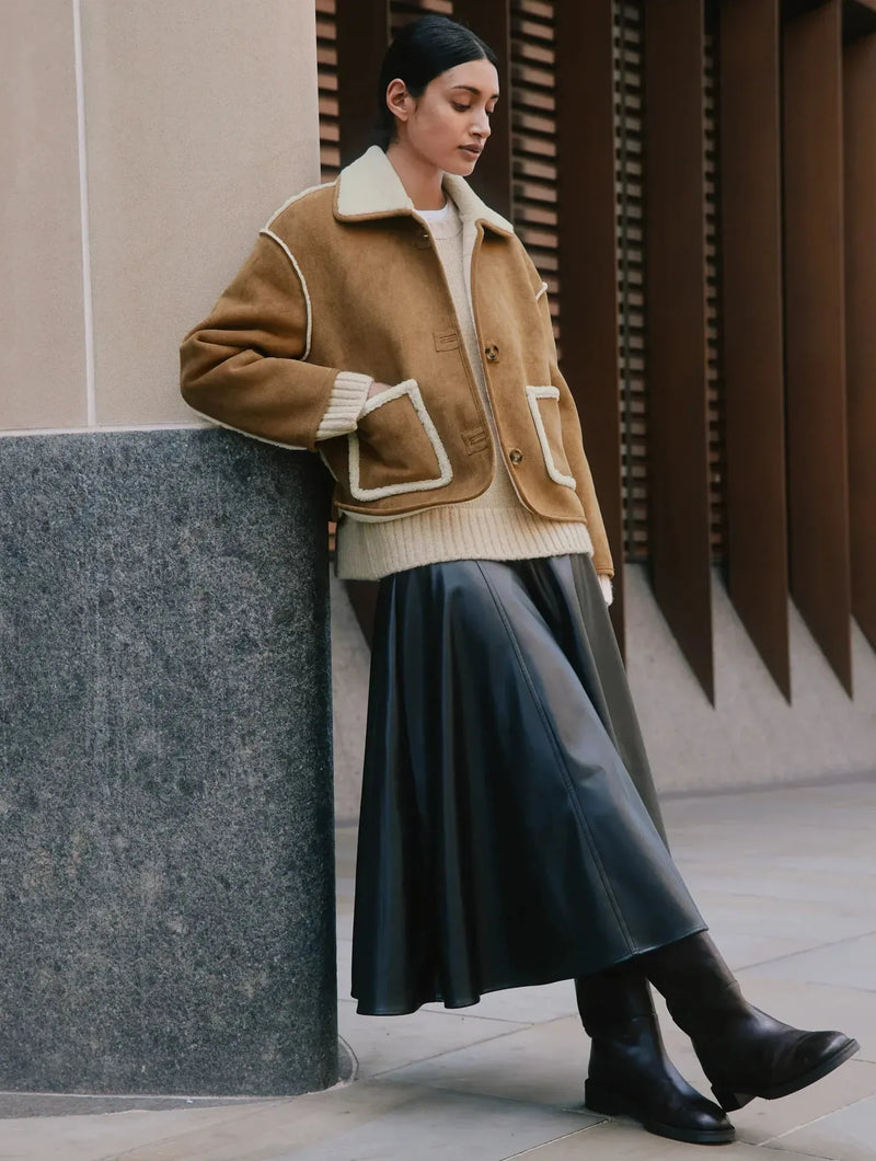 Albaray Faux Sheepskin Jacket