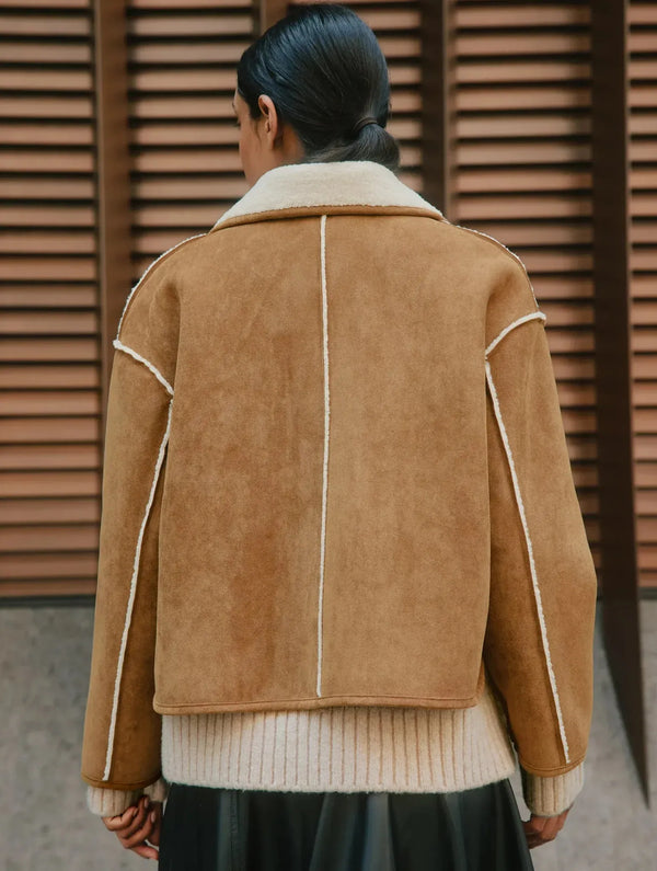 Albaray Faux Sheepskin Jacket