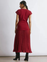 Immaculate Vegan - Albaray Knitted Pleat Detail Dress