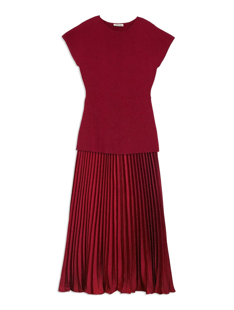 Albaray Knitted Pleat Detail Dress