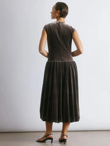 Immaculate Vegan - Albaray Velvet Puff Ball Dress