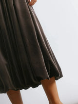 Immaculate Vegan - Albaray Velvet Puff Ball Dress