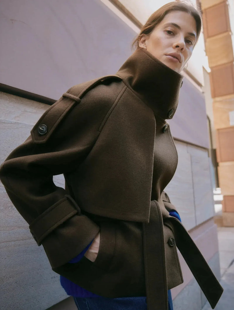 Albaray Short Funnel Neck Jacket