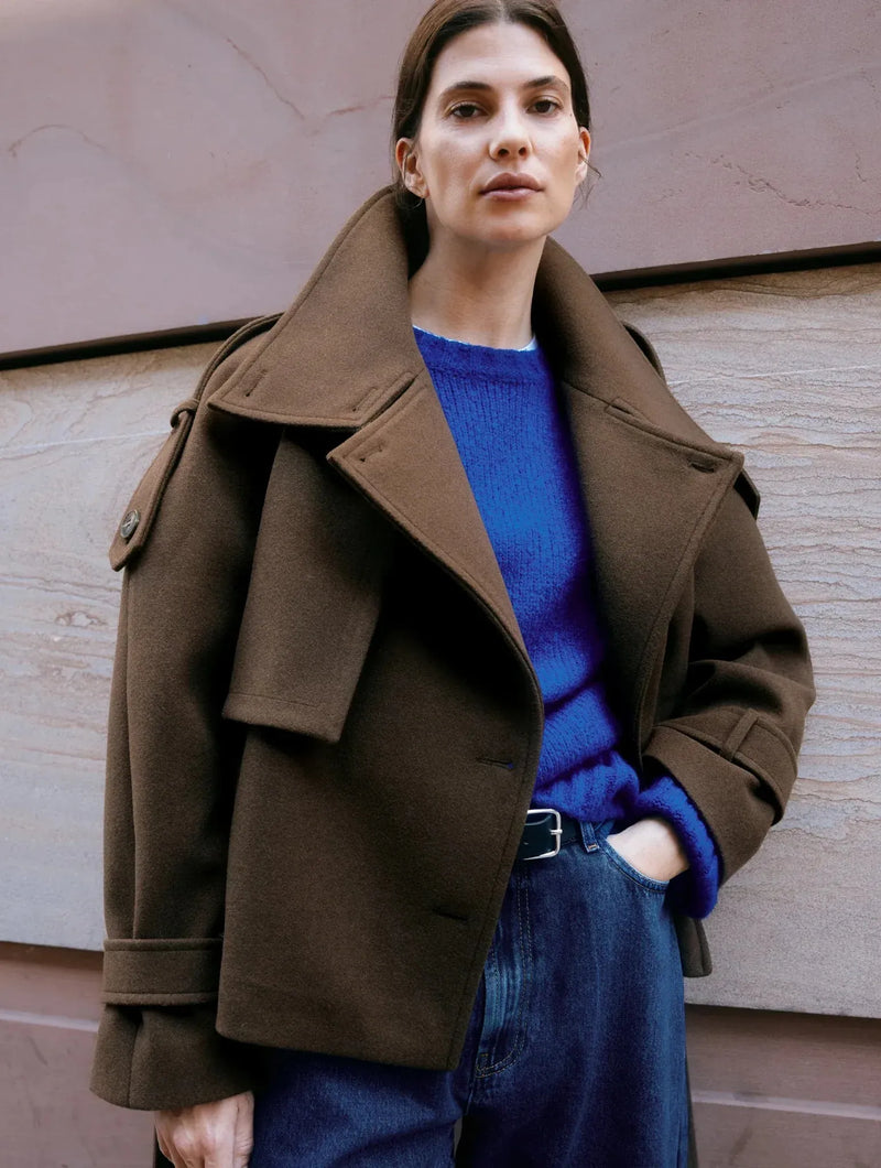 Albaray Short Funnel Neck Jacket