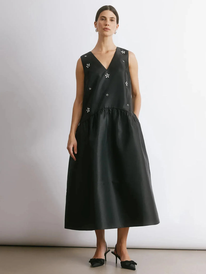 Albaray Crystal Tie Back Dress