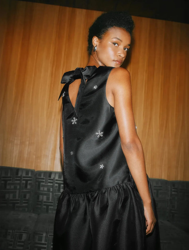 Albaray Crystal Tie Back Dress