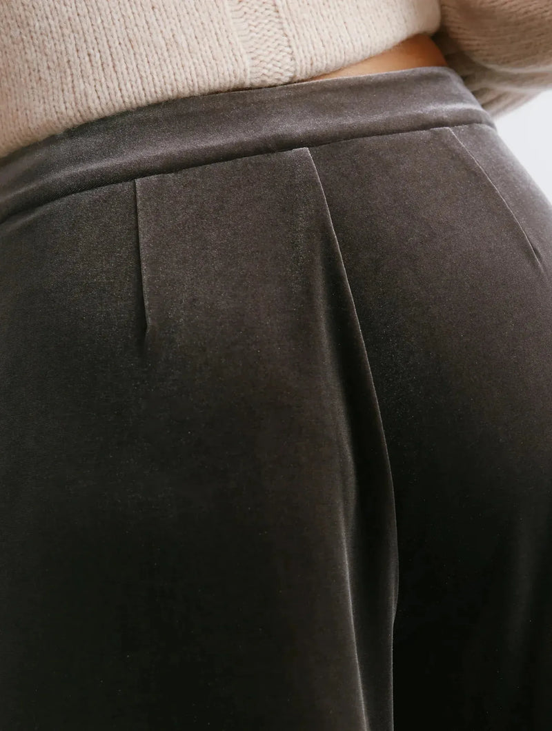 Albaray Velvet Wide Leg Trousers