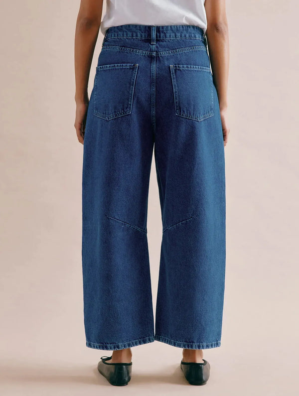 Albaray Relaxed Mid-Rise Barrel Jeans