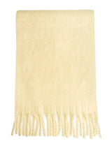 Immaculate Vegan - Albaray Butter Yellow Fluffy Scarf One size