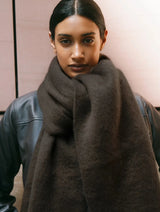 Immaculate Vegan - Albaray Chocolate Fluffy Scarf One size