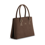 Immaculate Vegan - Melina Bucher Bailey Vegan Suede Tote Bag | Coffee Coffee / Without-Strap