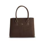Immaculate Vegan - Melina Bucher Bailey Vegan Suede Tote Bag | Coffee