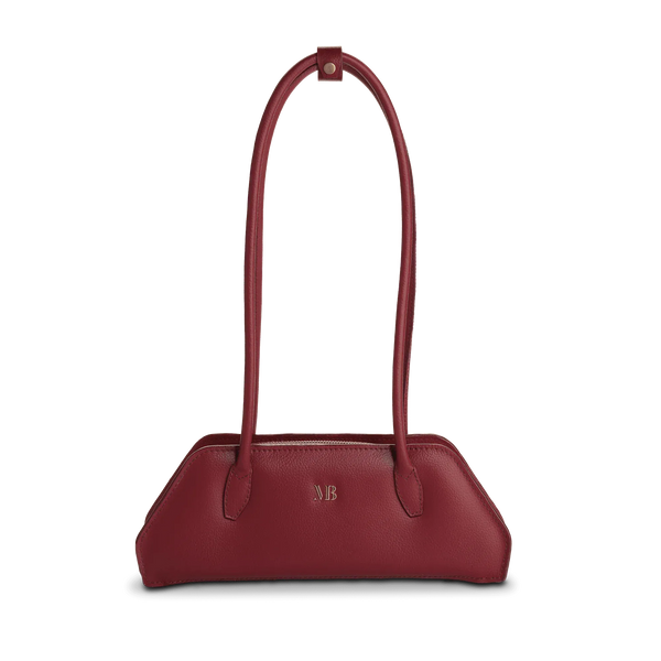 Melina Bucher Tessa Vegan Leather Shoulder Bag | Cherry Cherry