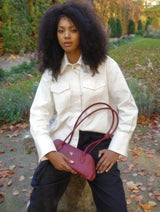 Immaculate Vegan - Melina Bucher Tessa Vegan Leather Shoulder Bag | Cherry Cherry