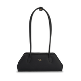 Immaculate Vegan - Melina Bucher Tessa Vegan Leather Shoulder Bag | Black Black