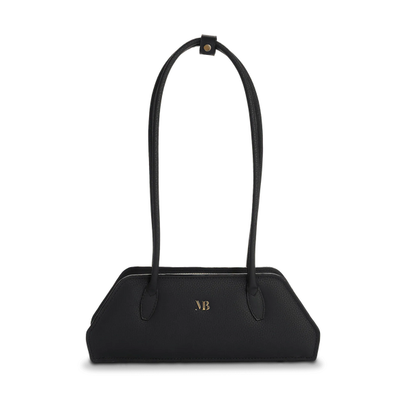 Melina Bucher Tessa Vegan Leather Shoulder Bag | Black Black