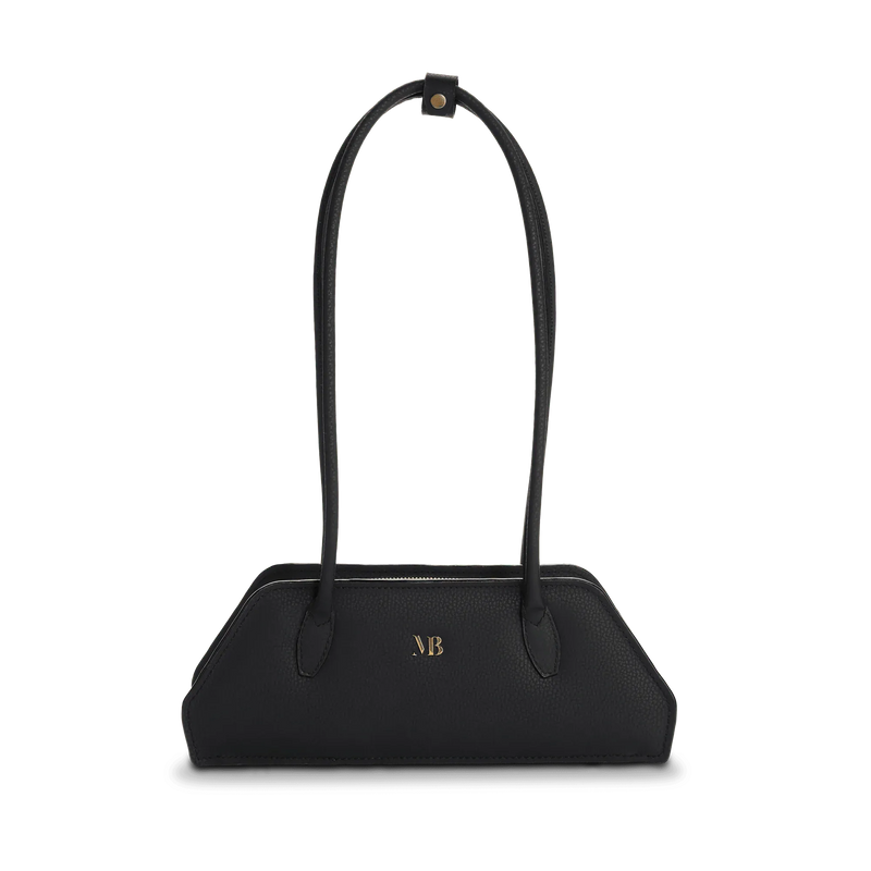 Melina Bucher Tessa Vegan Leather Shoulder Bag | Black Black