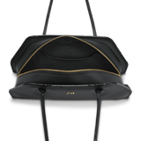 Immaculate Vegan - Melina Bucher Tessa Vegan Leather Shoulder Bag | Black Black