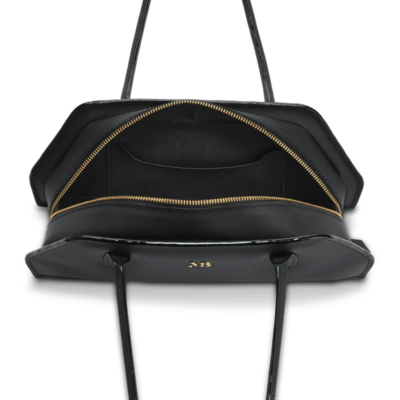 Melina Bucher Tessa Vegan Leather Shoulder Bag | Black Black