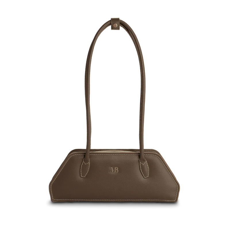 Melina Bucher Tessa Vegan Leather Shoulder Bag | Espresso Espresso