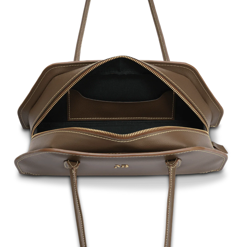 Melina Bucher Tessa Vegan Leather Shoulder Bag | Espresso Espresso