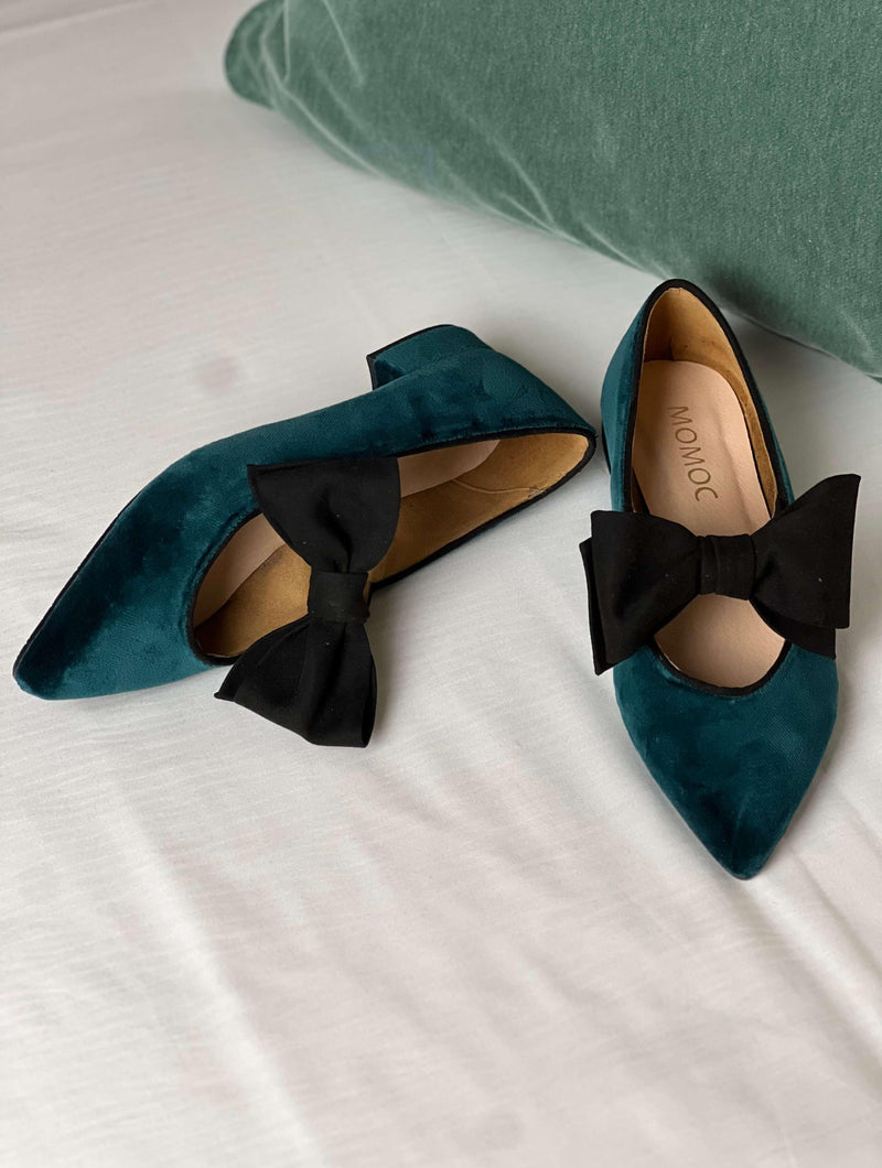 Momoc-spain Combo Lucrecia green velvet