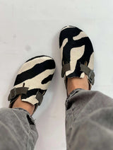Immaculate Vegan - Momoc-spain Zebra Clogs
