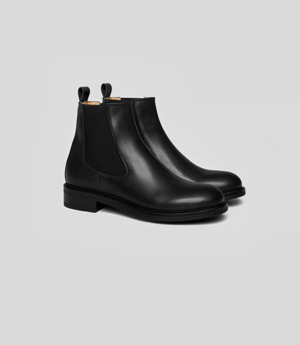 SOLARI MILANO Vegan Chelsea Boot - Woman Black / 36