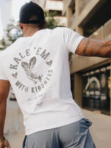 Immaculate Vegan - Plant Faced Clothing Kale 'Em With Kindness - White T-Shirt