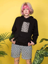 Immaculate Vegan - Plant Faced Clothing Illusions Hoodie - Stop Eating Animals - Black