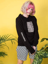 Immaculate Vegan - Plant Faced Clothing Illusions Hoodie - Stop Eating Animals - Black